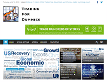 Tablet Screenshot of forex.tradingfordummies.co.uk