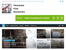 Tablet Screenshot of options.tradingfordummies.co.uk